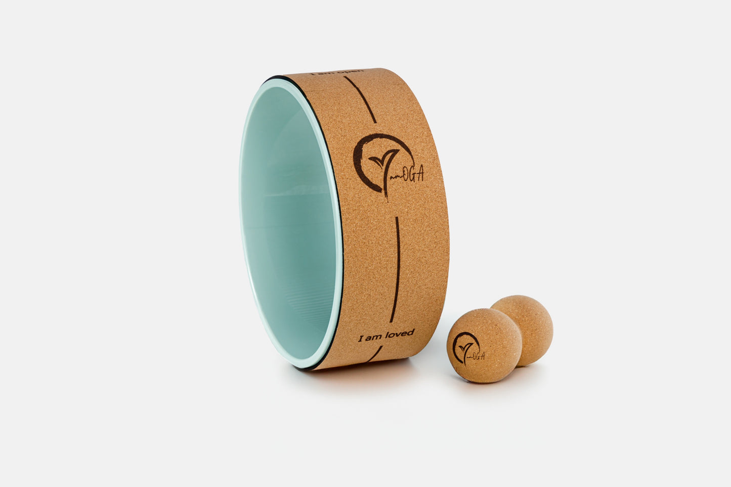 🧡 YamOGA Cork Peanut Massage Balls — Natural Body Alignment & Release