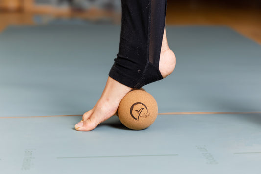 🧡 YamOGA Cork Peanut Massage Balls — Natural Body Alignment & Release