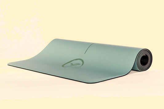 🌿 ✨ Premium Affirmation Yoga Mat — PU + Natural Rubber