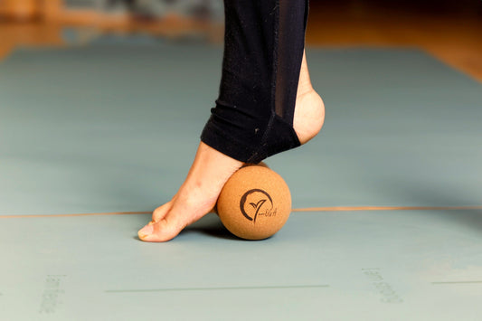 🧡 YamOGA Cork Peanut Massage Balls — Natural Body Alignment & Release